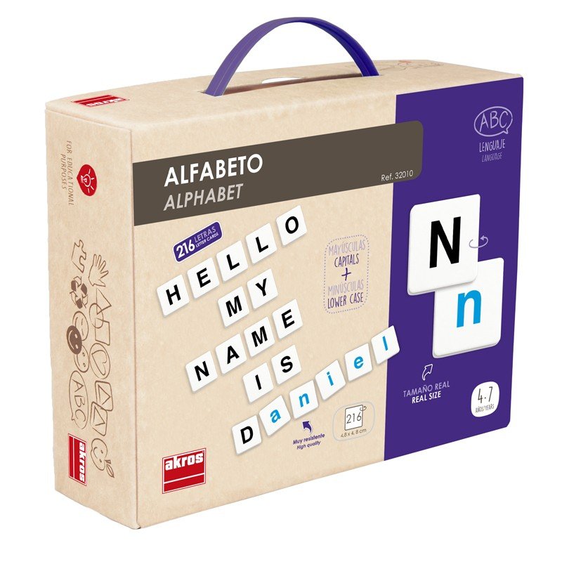 Akros Abeceda sada 216 písmen