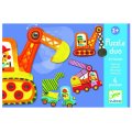 Djeco Puzzle duo Pohyblivé vozidlá, 6v1