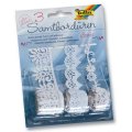 Folia Samolepiaca čipka Biela, 3 ks