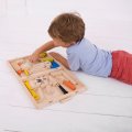 Bigjigs Toys Drevený kufrík s náradím, 13 ks