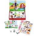 Bigjigs Toys Magnetické tvary v boxe Farma