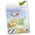 Kreatívny kartón A4+ s metalickým motívom Mriežky 230g, 10 listov