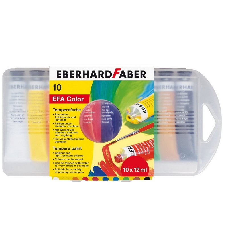 Eberhard Faber Temperové farby 10 x 12 ml