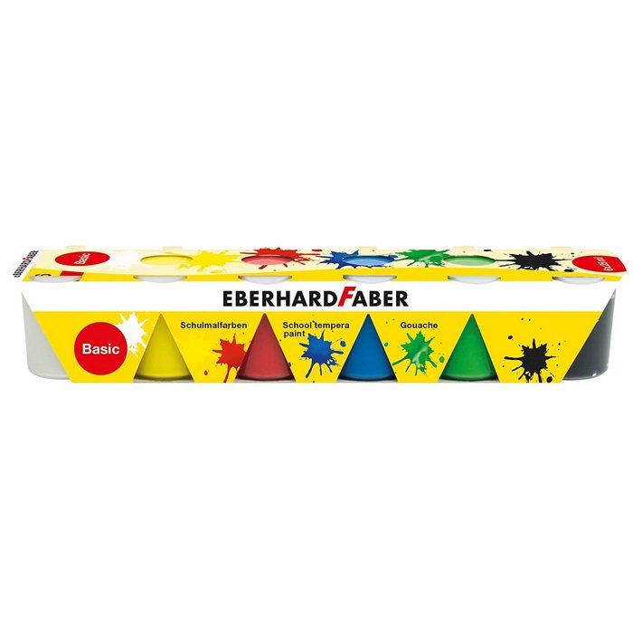 Eberhard Faber Temperové farby základné 6 x 25 ml