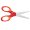 Faber Castell Nožnice Grip s krytom červené, 13 cm