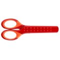 Faber Castell Nožnice Grip s krytom červené, 13 cm