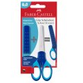 Faber Castell Nožnice Grip s krytom modré, 13 cm