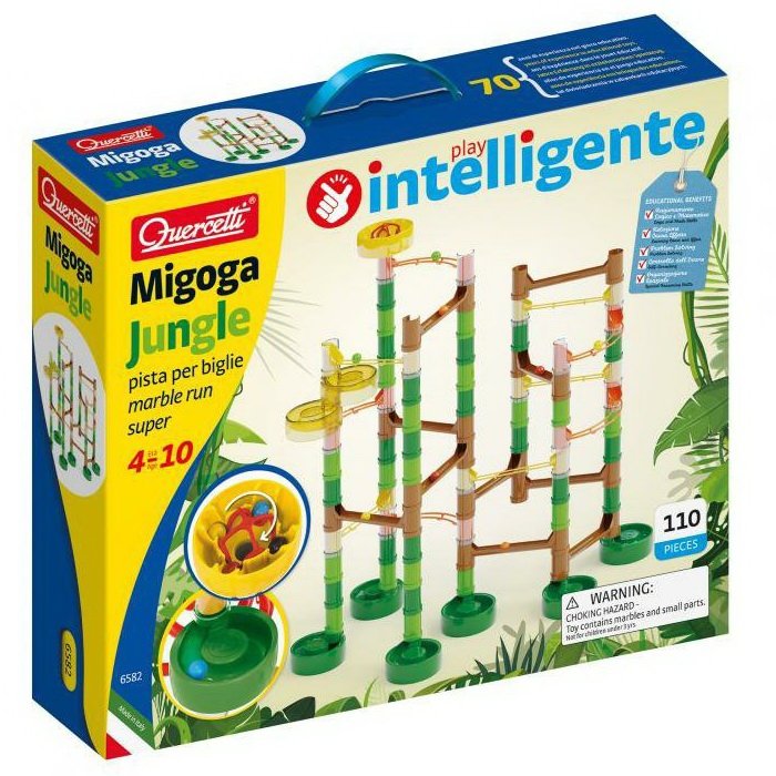 Quercetti Migoga Marble Run Džungľa, 110 dielikov