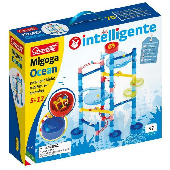 Quercetti Migoga Marble Run Oceán, 92 dielikov