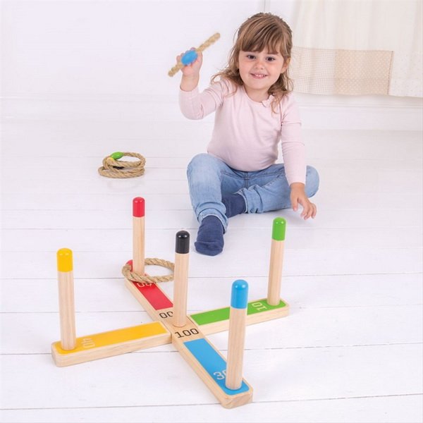 Bigjigs Toys Hádzanie krúžkov