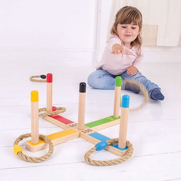 Bigjigs Toys Hádzanie krúžkov