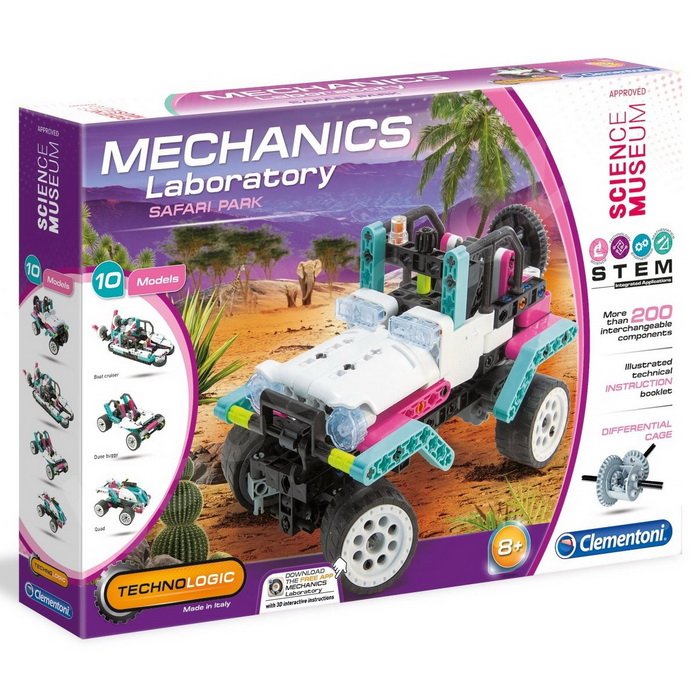 Clementoni Mechanické laboratórium Safari park, 10 modelov