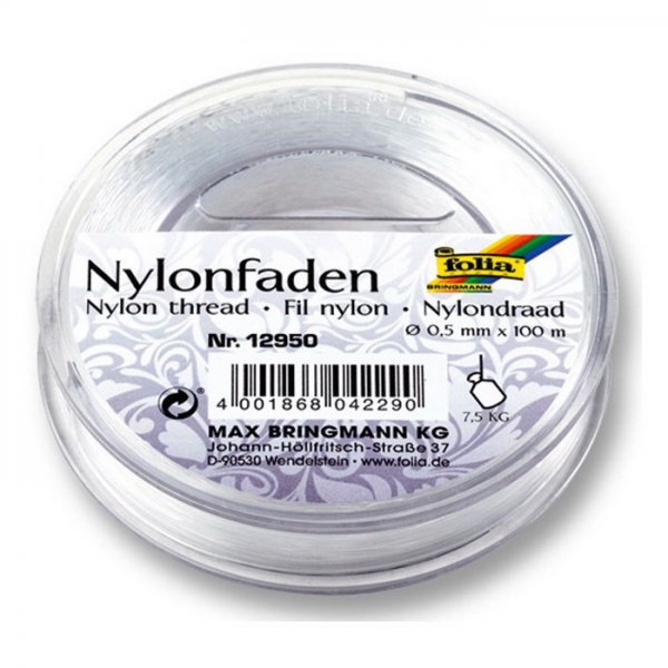 Folia Nylonové vlákno priemer 0,5 mm, 100 m