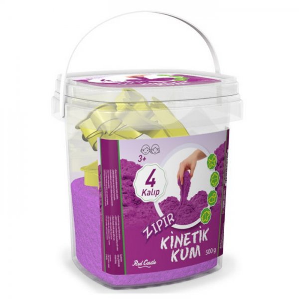Red Castle Kinetický piesok vo vedierku - Fialový 500g