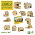 Walachia drevená stavebnica VARIO Massive mini 91, 12 modelov