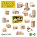 Walachia drevená stavebnica VARIO XL 184, 20 modelov