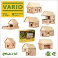 Walachia drevená stavebnica VARIO 72, 8 modelov