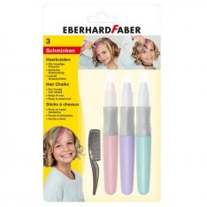 Eberhard Faber Farby na vlasy, 3 ks pastelové