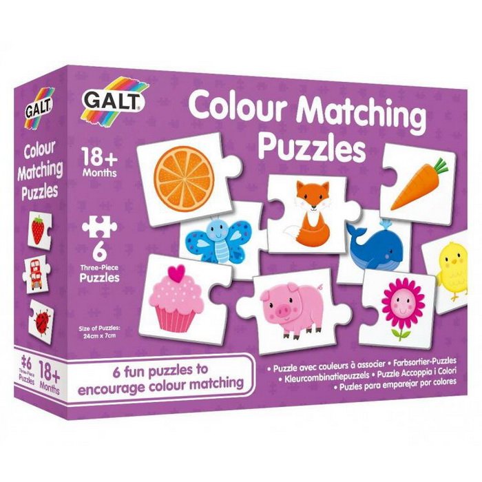 GALT Puzzle Moje prvé farby, 6v1