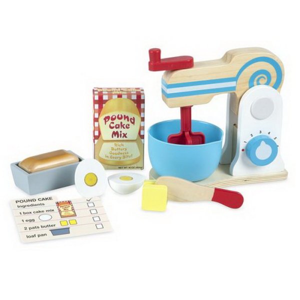 Melissa & Doug Drevený ručný šľahač