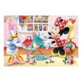Dino Puzzle Pracovitá Minnie, 2 x 77 dielikov