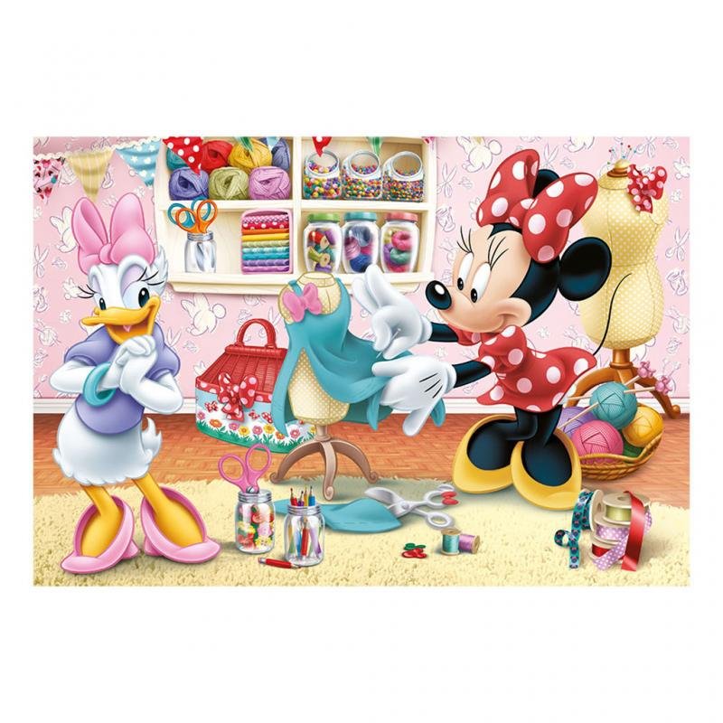 Dino Puzzle Pracovitá Minnie, 2 x 77 dielikov