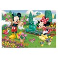 Dino Puzzle Pracovitá Minnie, 2 x 77 dielikov