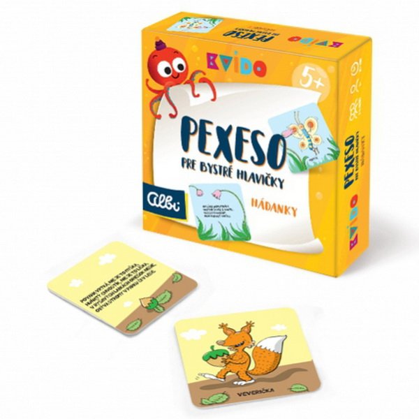 Kvído Pexeso pre bystré hlavičky 5+ Hádanky