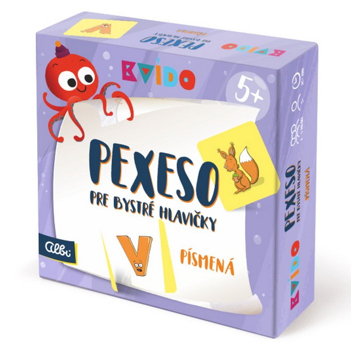 Kvído Pexeso pre bystré hlavičky 5+ Písmená