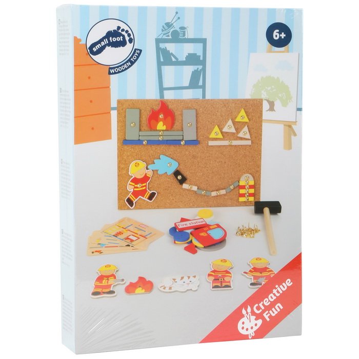 Small Foot Korková zatĺkačka Hasiči