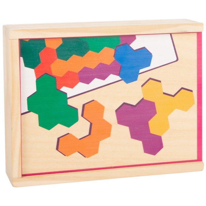 Small Foot Mozaika logická skladačka Hexagon