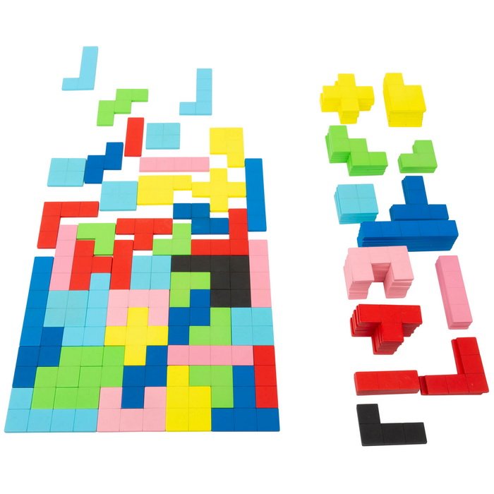 Školaká logická skladačka Tetris, 114 dielikov