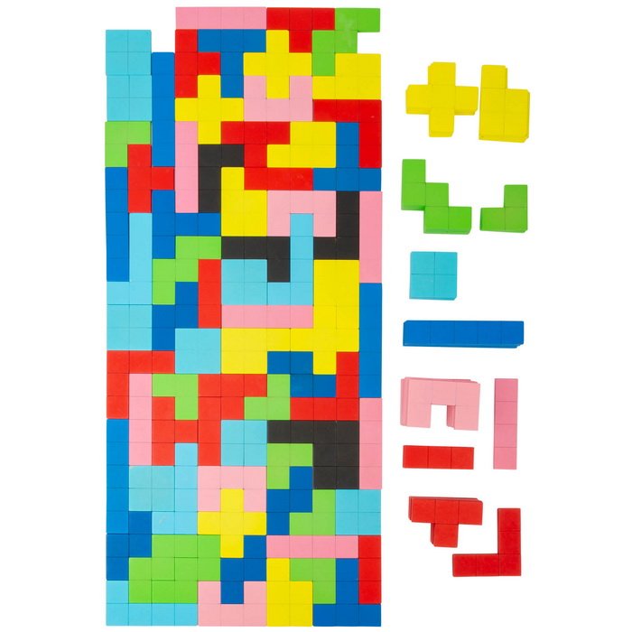 Školaká logická skladačka Tetris, 114 dielikov