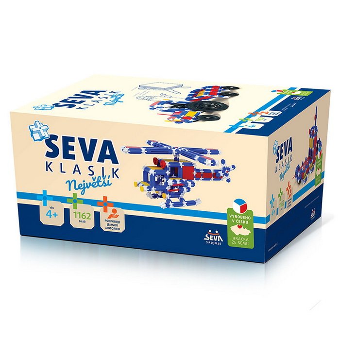 Seva Klasik - najväčší set pre školy, 1162 dielikov