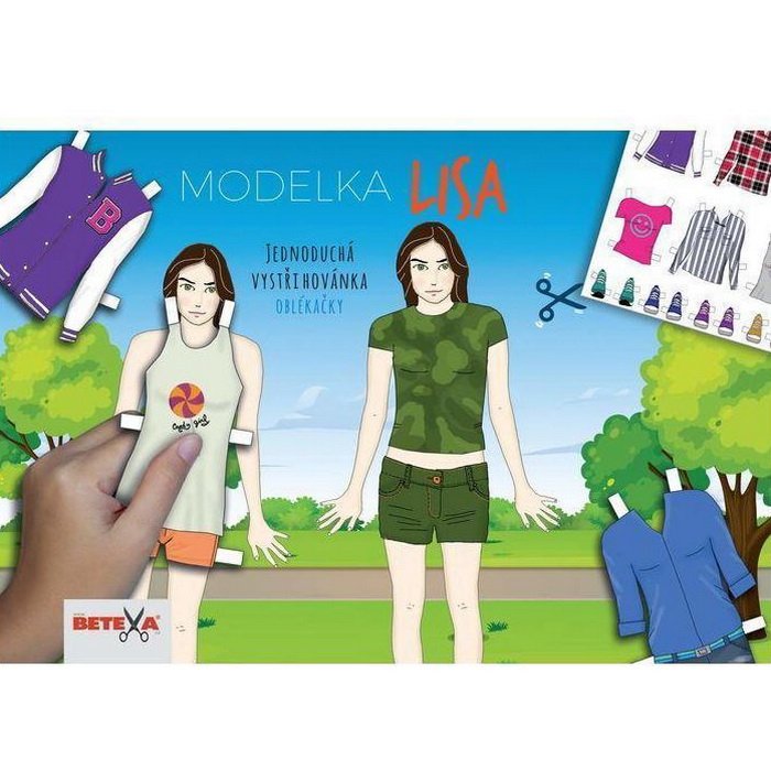 Vystrihovačka Modelka Lisa
