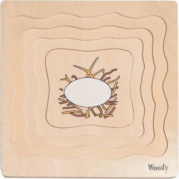 Woody Puzzle Vývoj sliepočky