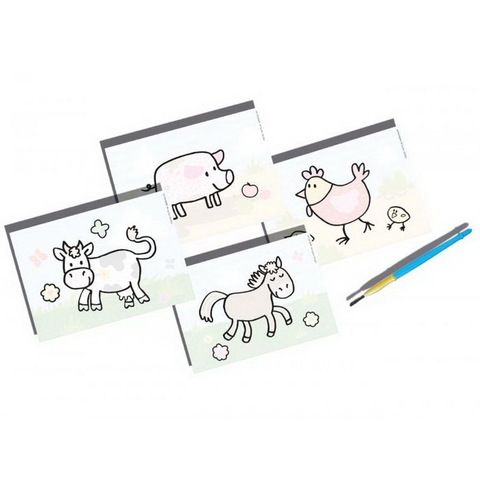 Ses Creative Moje prvé maľovanie vodou - 4 domáce zvieratká