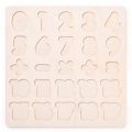 Woody Drevené puzzle Matematika, 25 dielikov