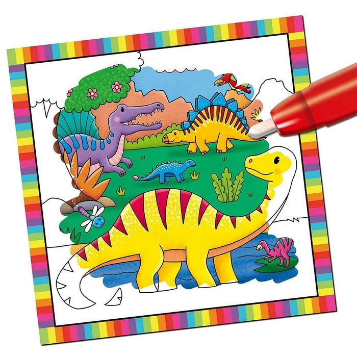 GALT Vodná mágia pre najmenších Dinosaury, 4 obrázky