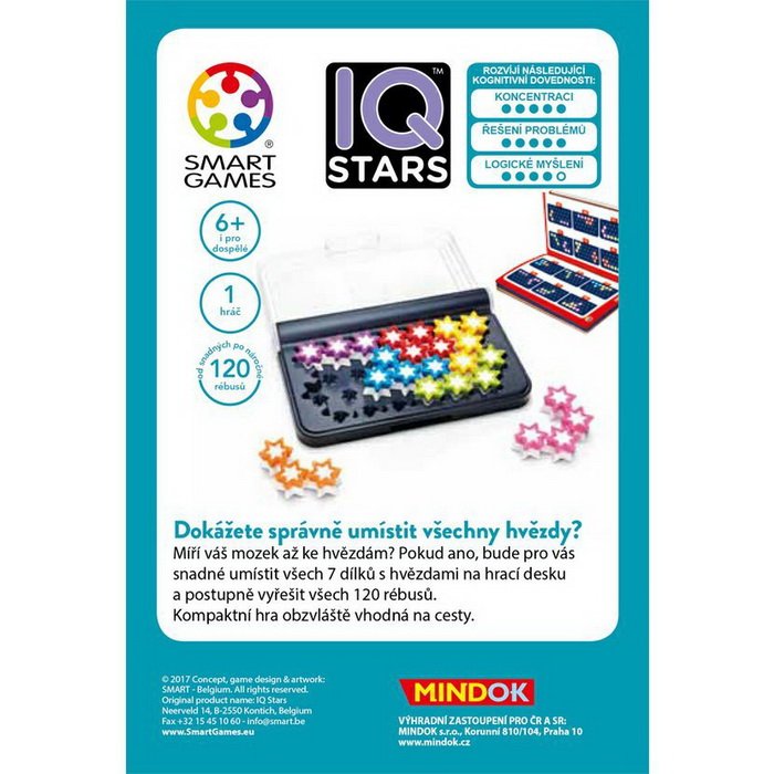 Smart Games IQ Stars, 120 rébusov