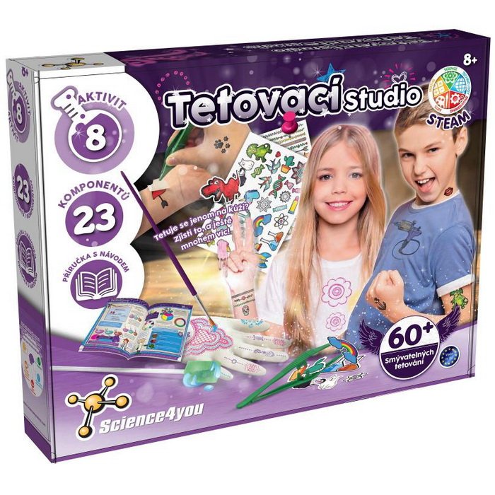 Science4you Tetovacie štúdio, 8 pokusov