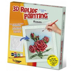 3D reliéfny obrázok - Rúže, prianie