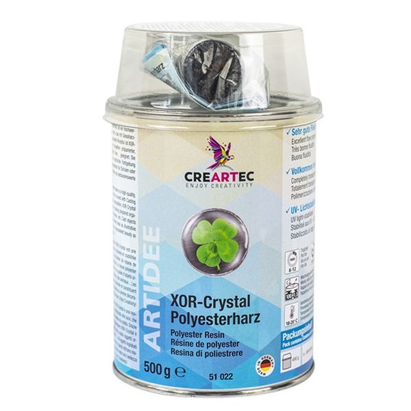Creartec XOR krištáľová živica na organický materiál, 500 ml