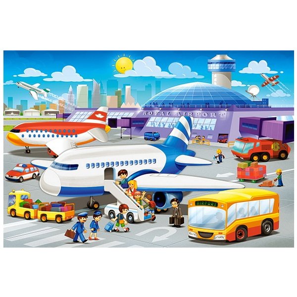 Castorland Puzzle Letisko, 40 dielikov