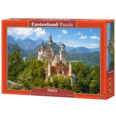 Castorland Puzzle Výhľad na Neuschwanstein - Nemecko, 500 dielikov