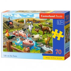 Castorland Puzzle Život na farme, 70 dielikov