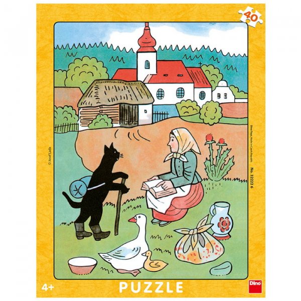 Dino Puzzle Josef Lada - Mikeš na vandrovke, 40 dielikov