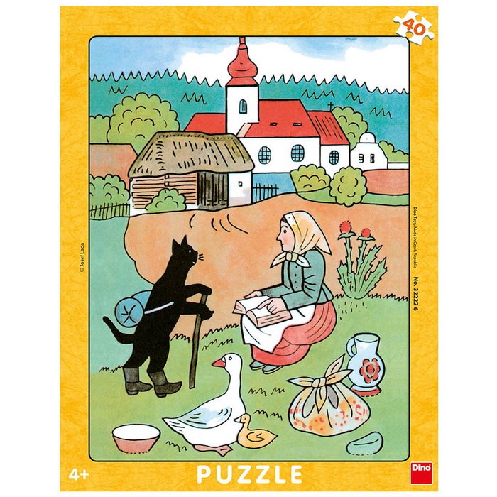 Dino Puzzle Josef Lada - Mikeš na vandrovke, 40 dielikov
