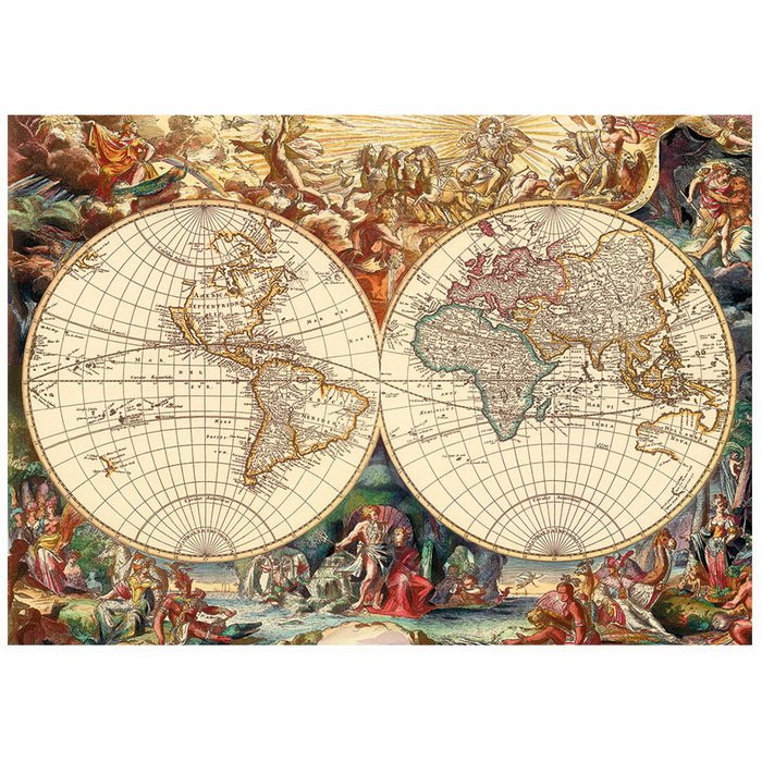 Dino Puzzle Historická mapa, 1000 dielikov