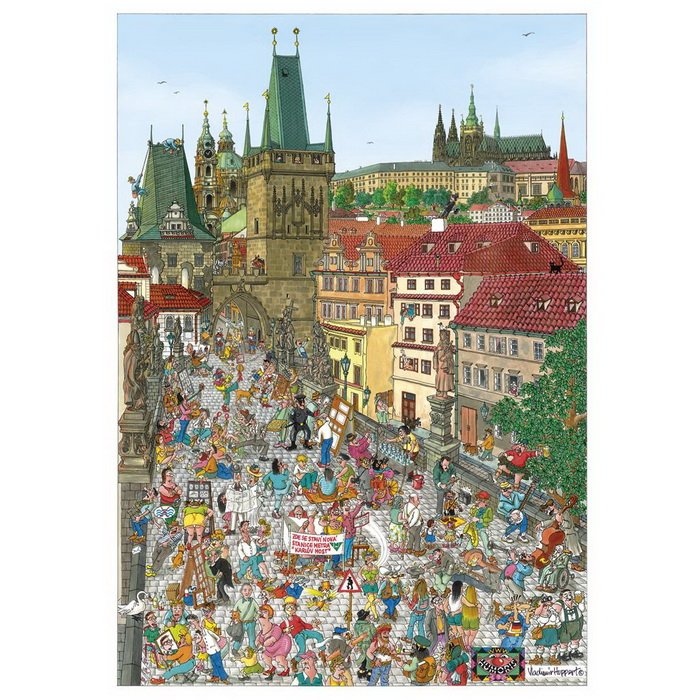Dino Puzzle Mostecká věž, 500 dielikov
